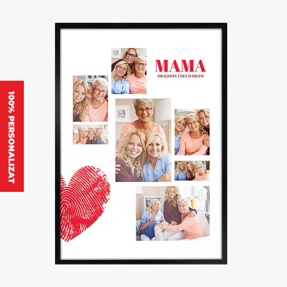 Tablou Colaj Fotografii — „Mama, dragoste fără margini” ❤️