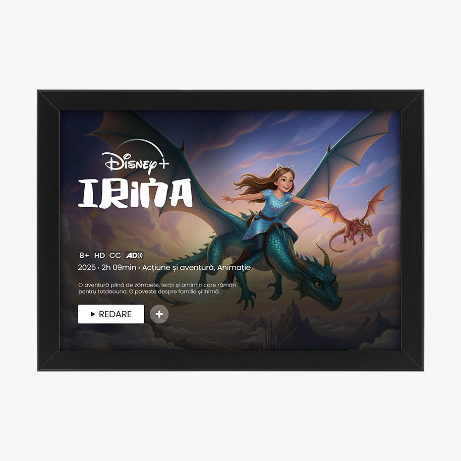 Tablou Disney Personalizat – Transformăm poza ta într-un personaj de film 🎬