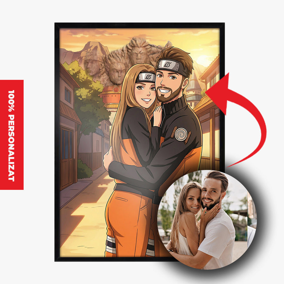 Tablou Personalizat Anime — Stil Naruto Shippuden 🍥
