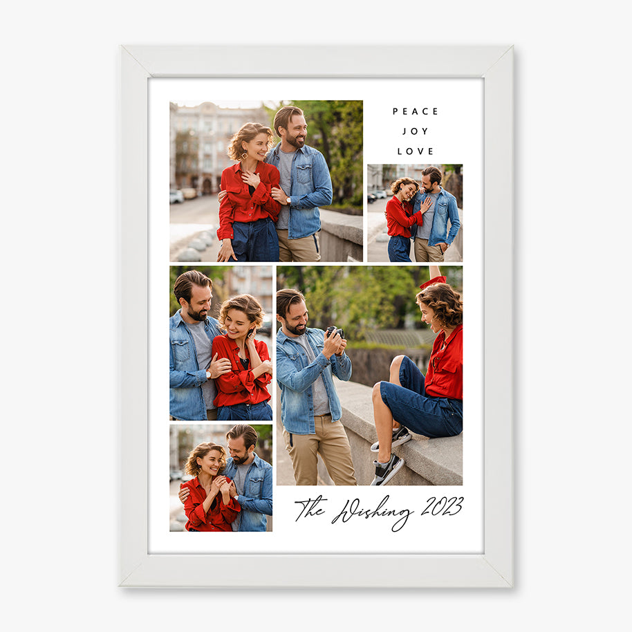 Tablou colaj foto personalizat pentru cupluri – Decor modern cu amintiri speciale