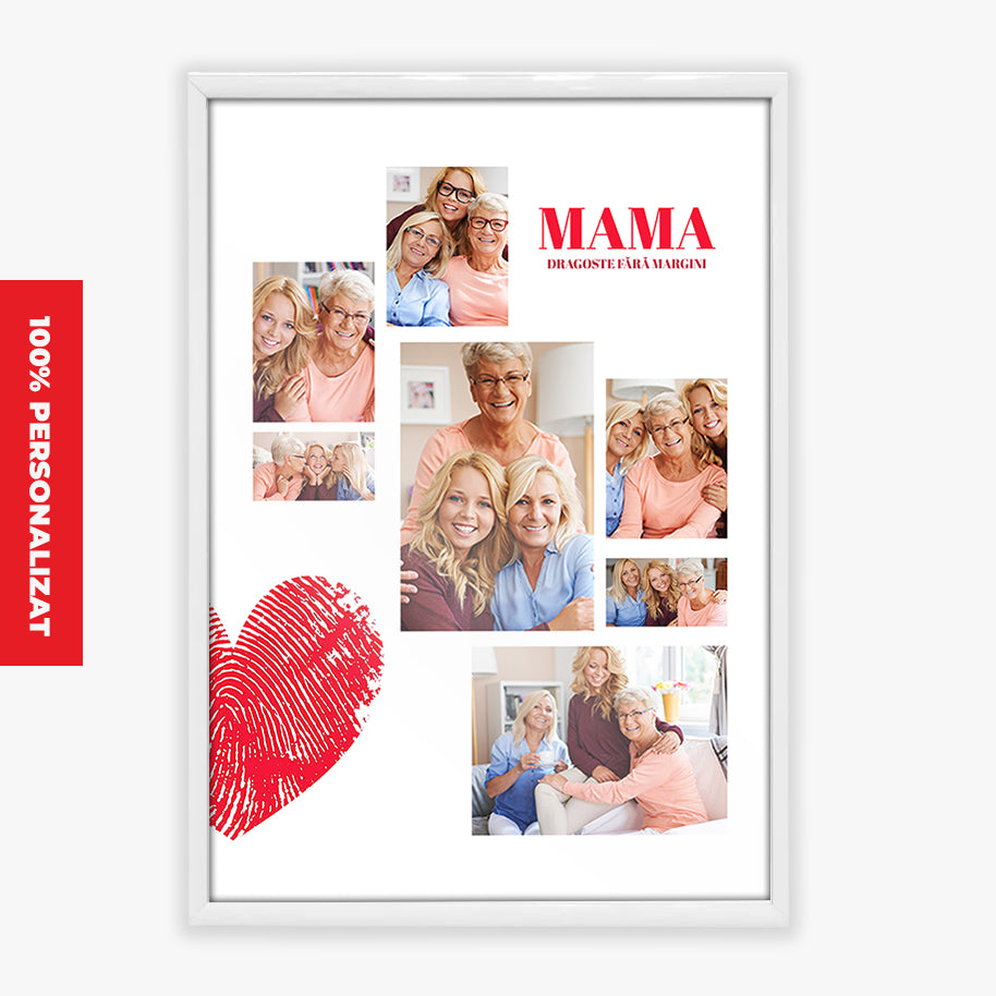 Tablou Colaj Fotografii — „Mama, dragoste fără margini” ❤️