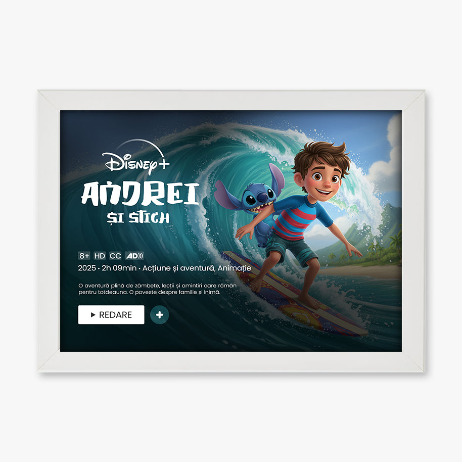 Tablou Disney Personalizat – Transformăm poza ta într-un personaj de film 🎬