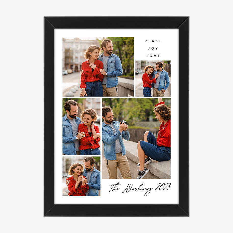 Tablou colaj foto personalizat pentru cupluri – Decor modern cu amintiri speciale