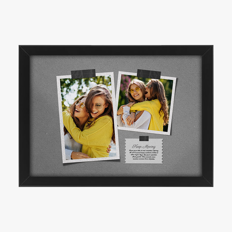 Tablou colaj foto prietenie – Cadou personalizat cu poze tip polaroid