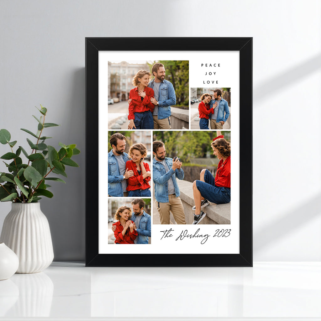Tablou colaj foto personalizat pentru cupluri – Decor modern cu amintiri speciale