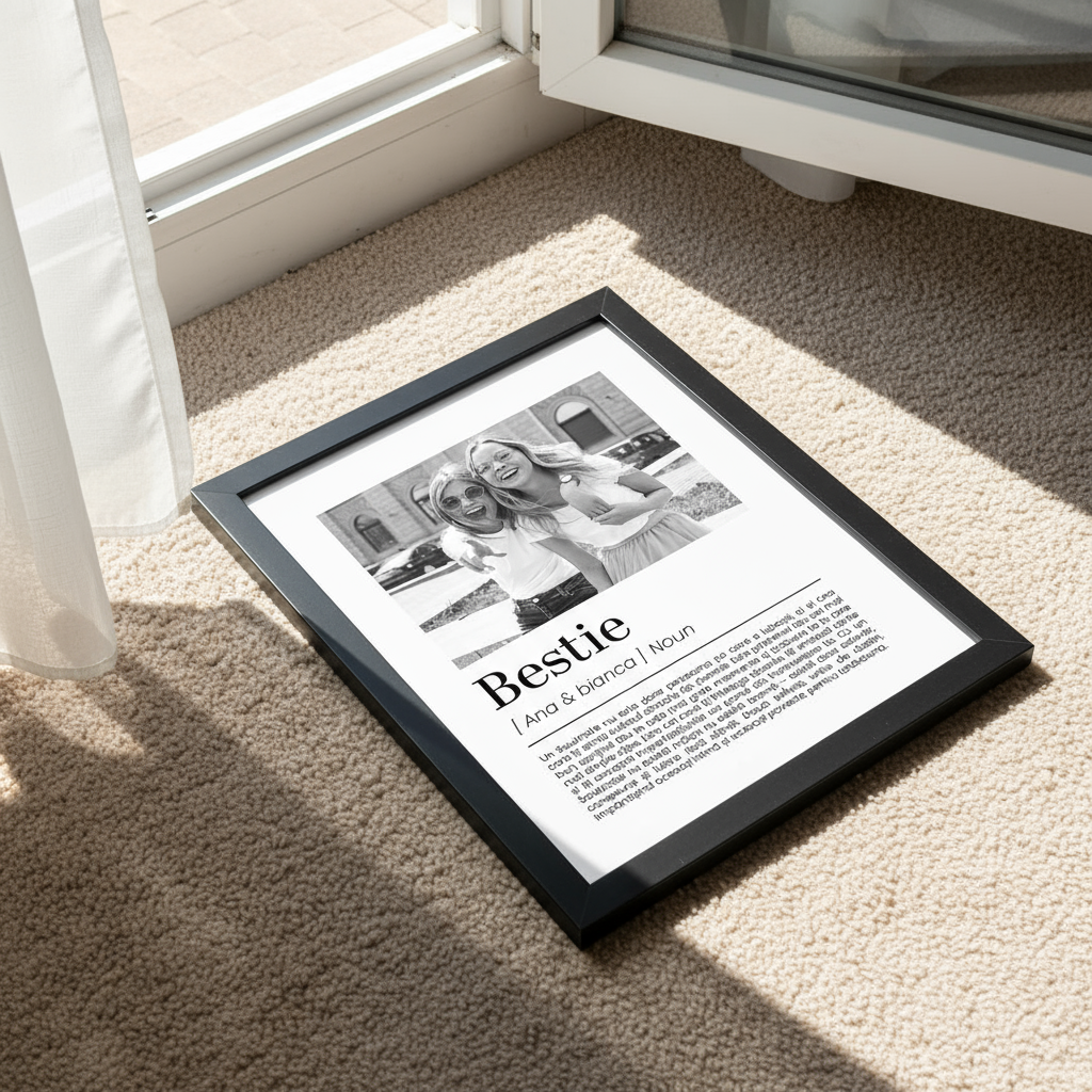 Cadou Personalizat pentru Prietene – Tablou Bestie