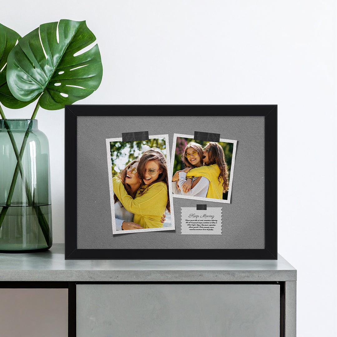 Tablou colaj foto prietenie – Cadou personalizat cu poze tip polaroid