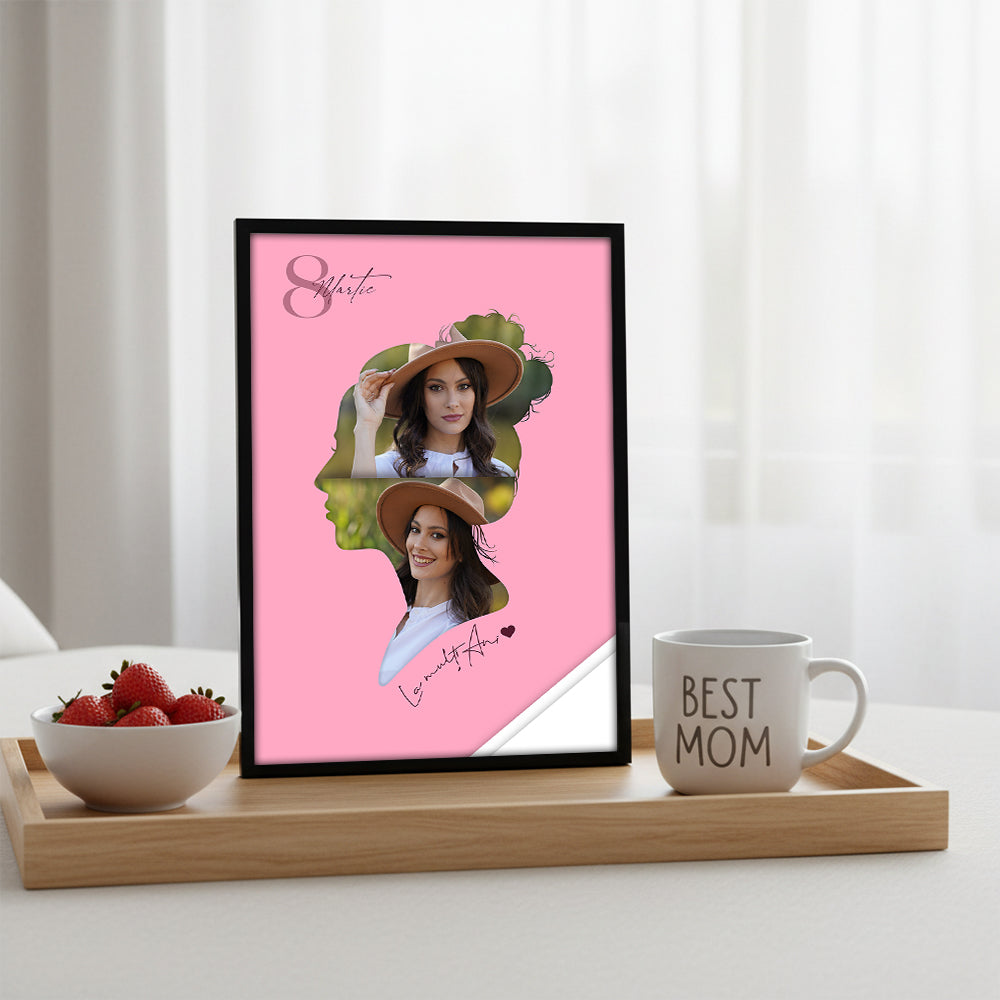 Tablou 8 Martie — Colaj Fotografii „La mulți ani” 🌸