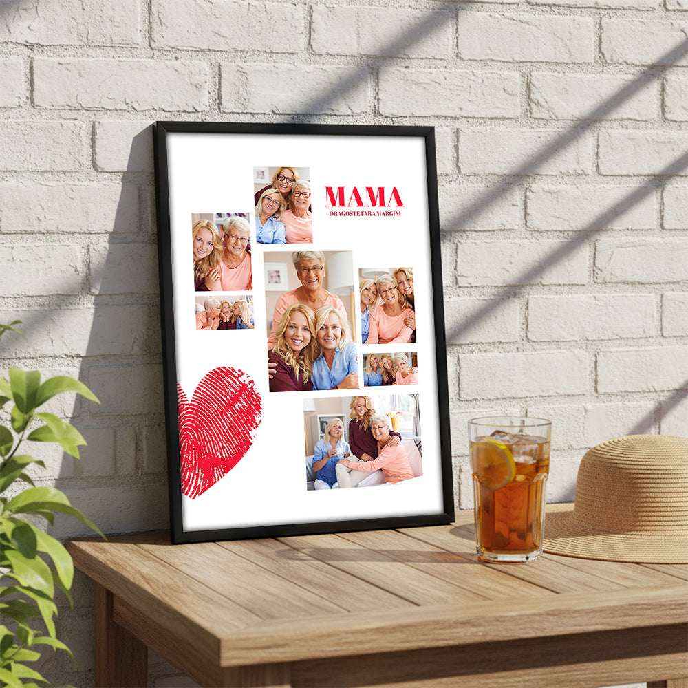 Tablou Colaj Fotografii — „Mama, dragoste fără margini” ❤️