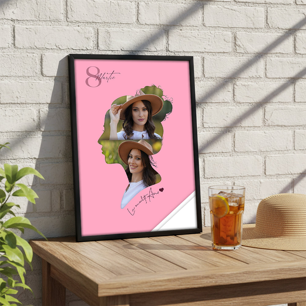 Tablou 8 Martie — Colaj Fotografii „La mulți ani” 🌸