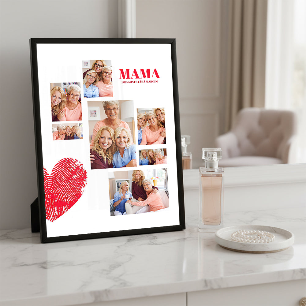 Tablou Colaj Fotografii — „Mama, dragoste fără margini” ❤️