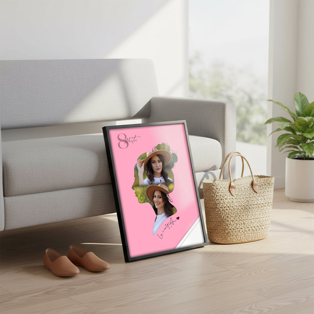 Tablou 8 Martie — Colaj Fotografii „La mulți ani” 🌸