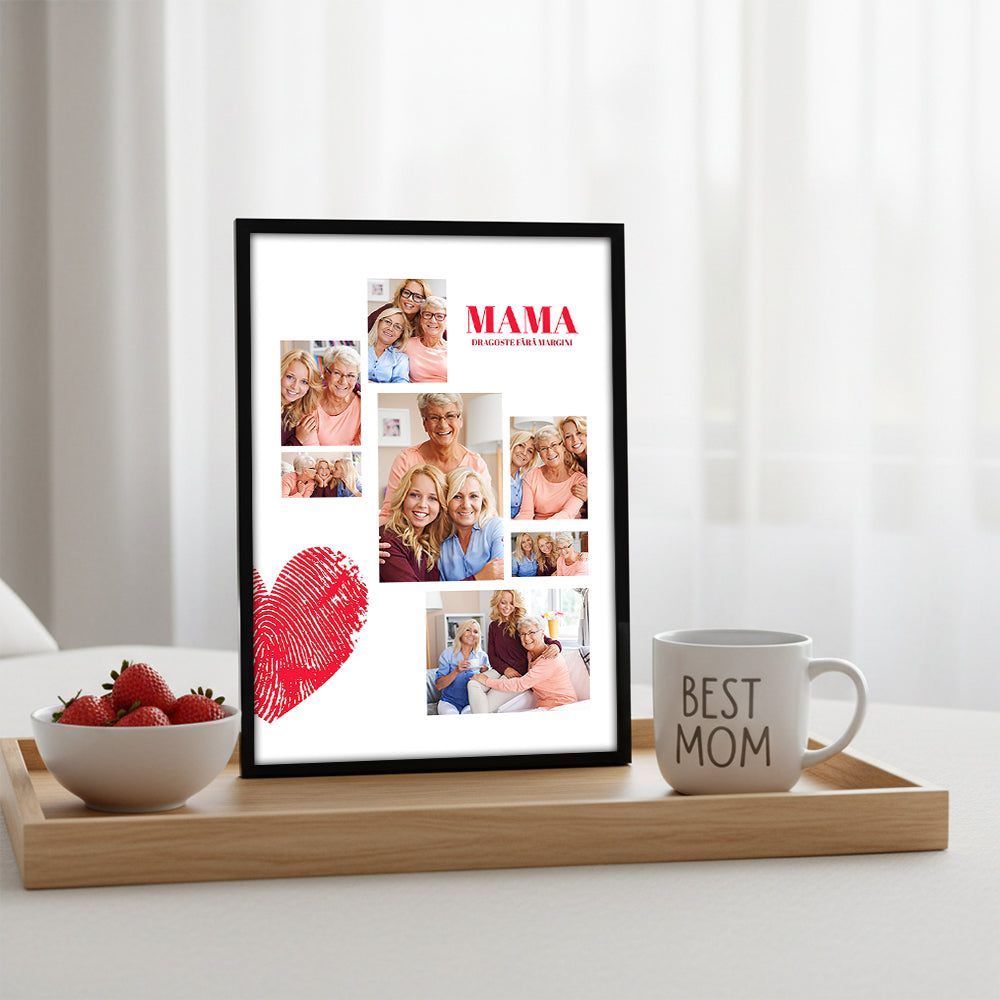 Tablou Colaj Fotografii — „Mama, dragoste fără margini” ❤️