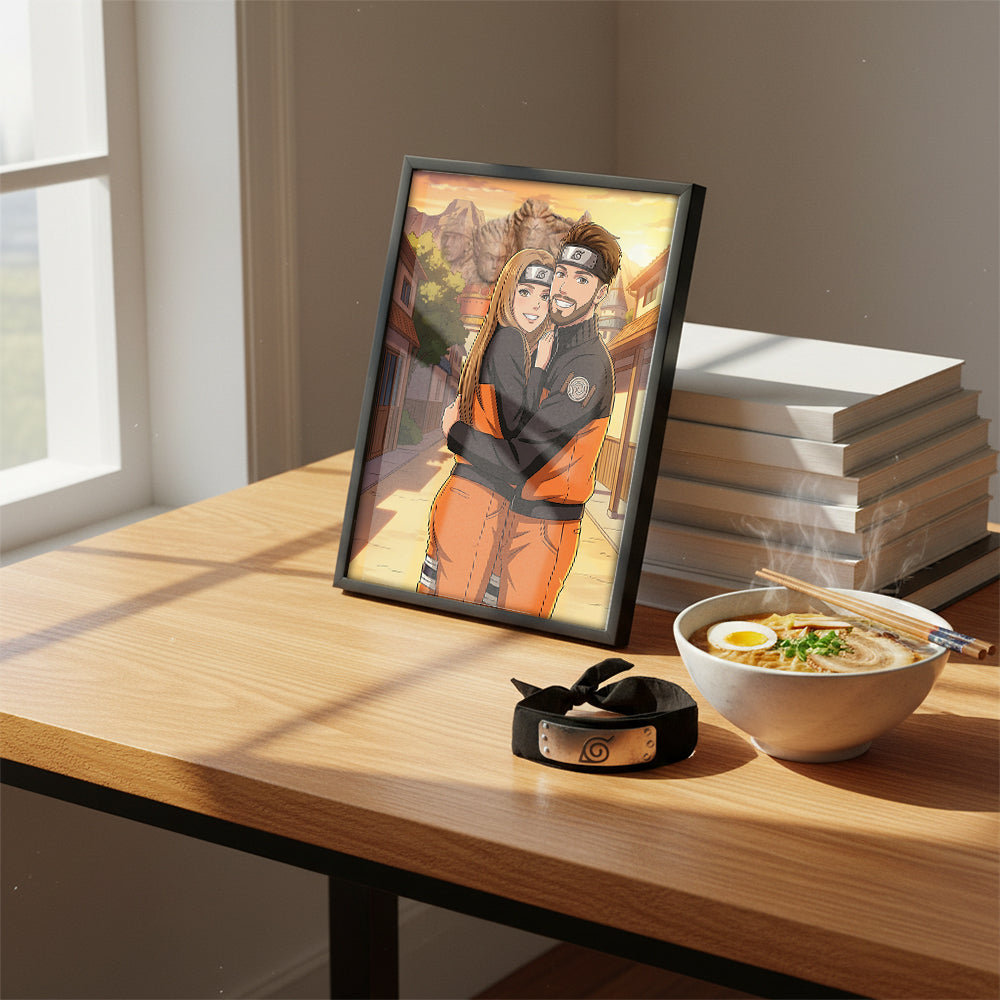 Tablou Personalizat Anime — Stil Naruto Shippuden 🍥